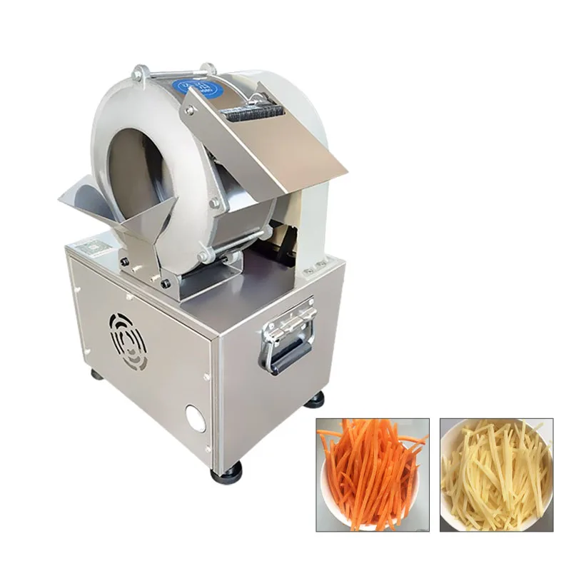 Multifunctional Vegetable Cutting Machine Commercial Potato Cucumber Carrot Slicer Electric Potato Shredder
