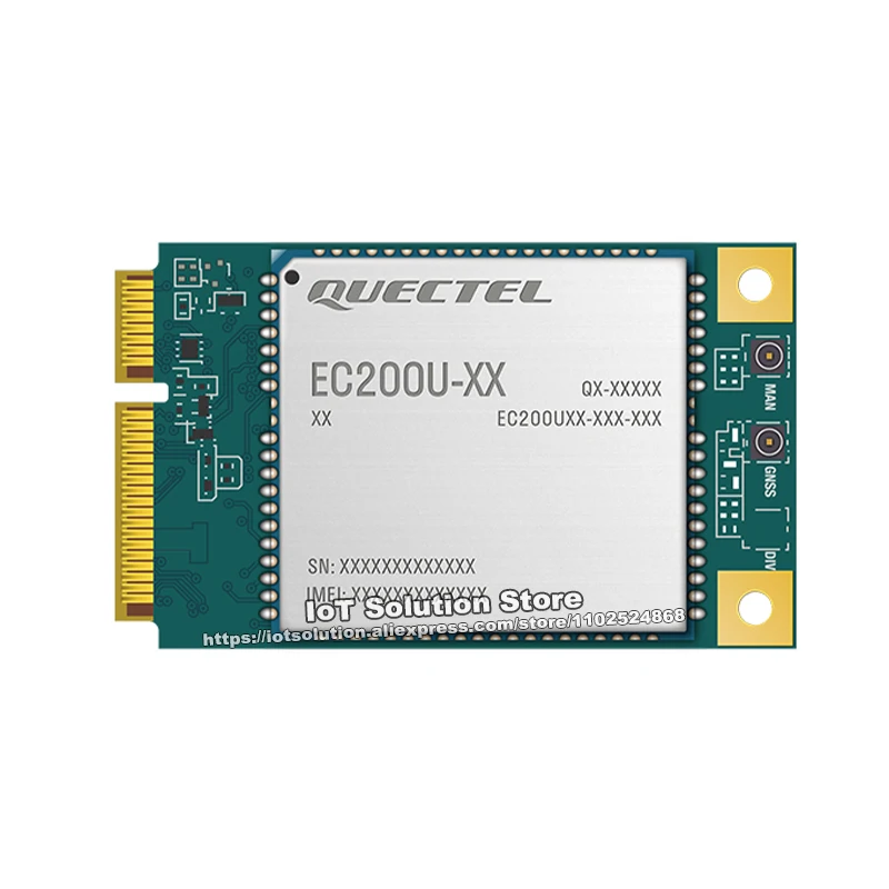Quectel EC200U-EU for EMEA Region/Operator 4G LTE Cat.1 Module 10Mbps/5Mbps EC200U EU EC200UEU EC200UEUAA EC200UEUAA-N05-MN0AA