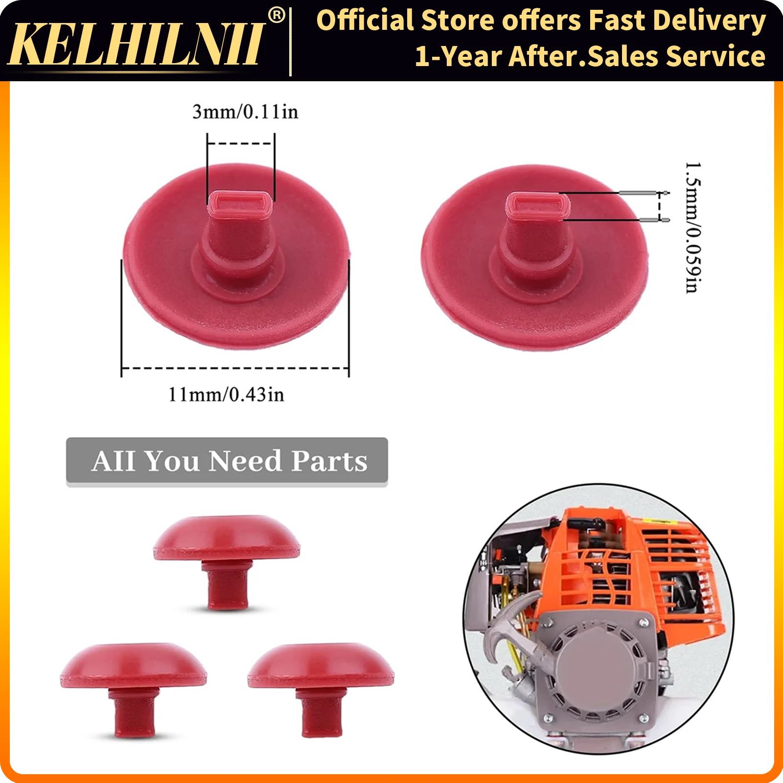 176-64 Primer Bulb Check Valve Carburetor kit For Walbro 176-64-1 WT WY WYA WYB WYJ WYK WYL Carb Trimmer Blowers 5&10&20 Pcs