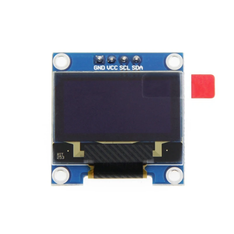 4X 0.96 Inch IIC I2C Serial GND 128X64 OLED LCD LED Display Module SSD1306 For Arduino Kit White Display