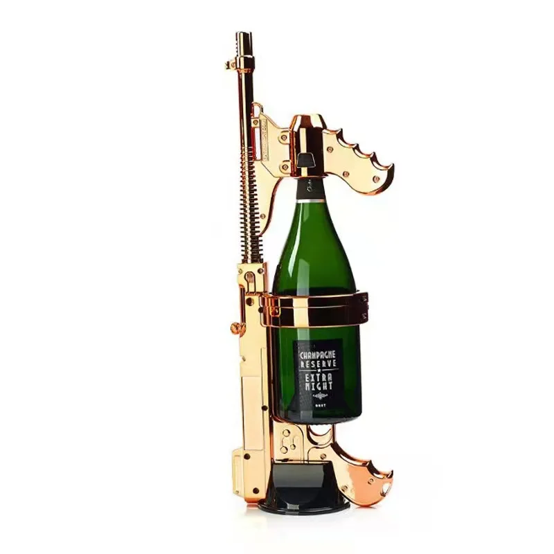 Gold Champagne gun Sprayer Shooting Gun Injector Machine Glorifier VIP bottle service Presenter for Poolbar Party Night Club