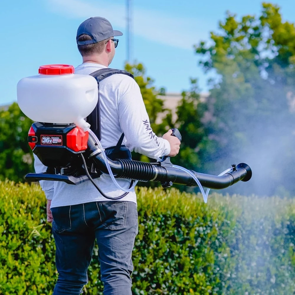 Patio, Lawn & Garden Battery Powered Backpack Mosquito Fogger 4 Gallon 36V for Pest Control Ticks Mites 4 Gal Fogger
