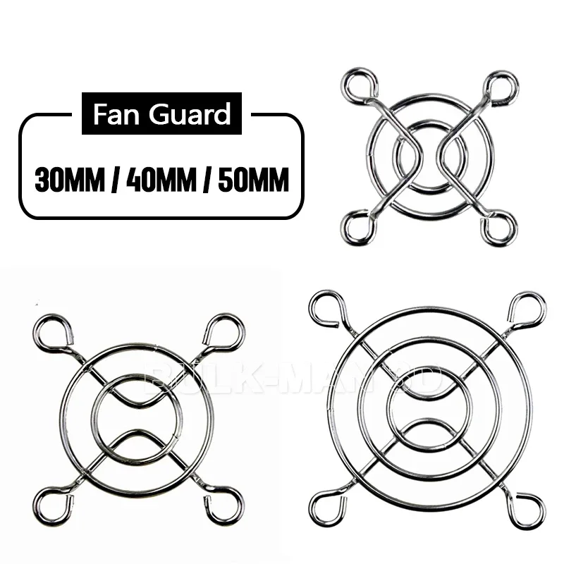 10pcs/lot 30mm 40mm 50mm Metal Fan Guard Protective Grill For Fan 3d printer accesoires