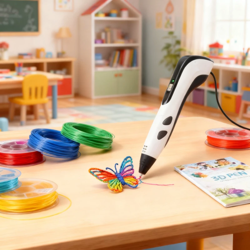 Intelligent 3D Printing Pen, Children's Puzzle Drawing Pen, Graffiti Pen, Fun Christmas Gift for Puzzles