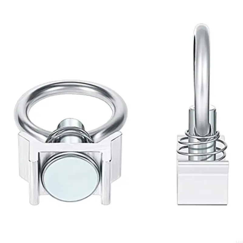 G2TA Single Fitting L-Track Stainless Steel Round Ring Aluminum Keeper