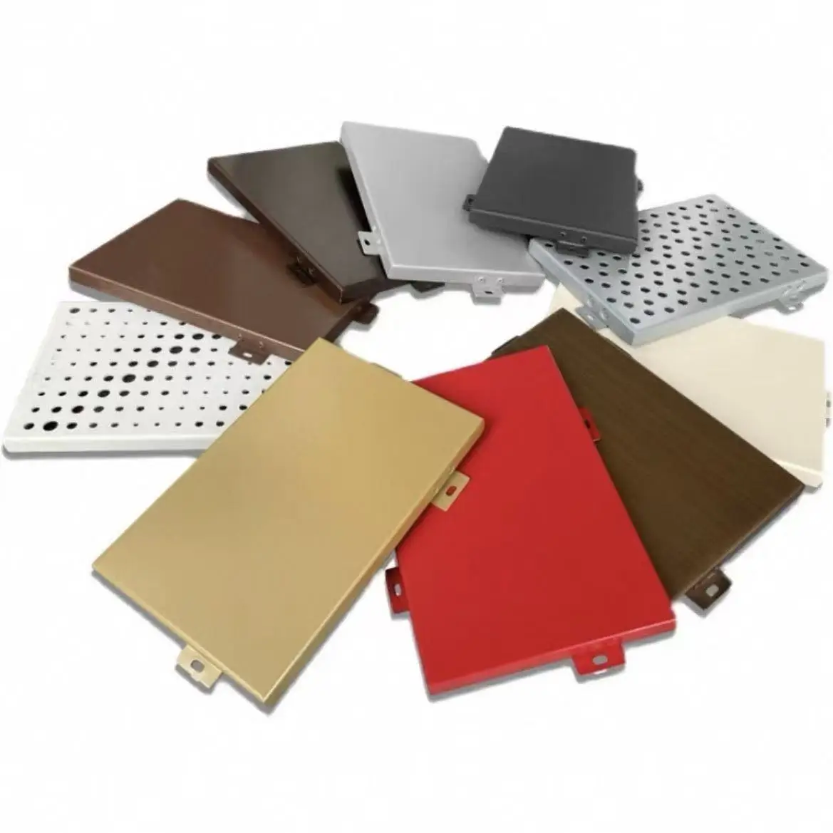 Customization Modern Decorative Perforated Aluminum Veneer Curtain Wall Profiles for Exterior Use in Hotels and Hospitals