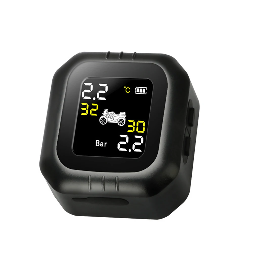Monitor TPMS Pressure Monitor TPMS Motorcycle TPMS Sensors 15mA ABS Built-in Battery Motorcycle TPMS Practical