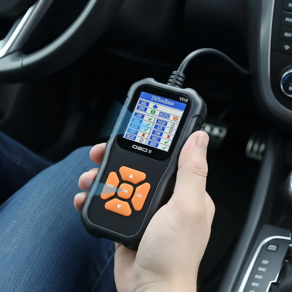 Car Diagnostic Tool Scanner - Color Screen OBD2 Fault Code Reader