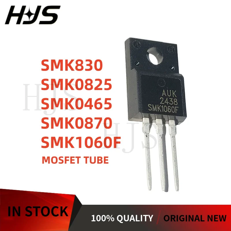10pcs brand new SMK830 SMK0825 SMK0465 SMK0870 SMK1060F TO-220F MOSFET TUBE in stock