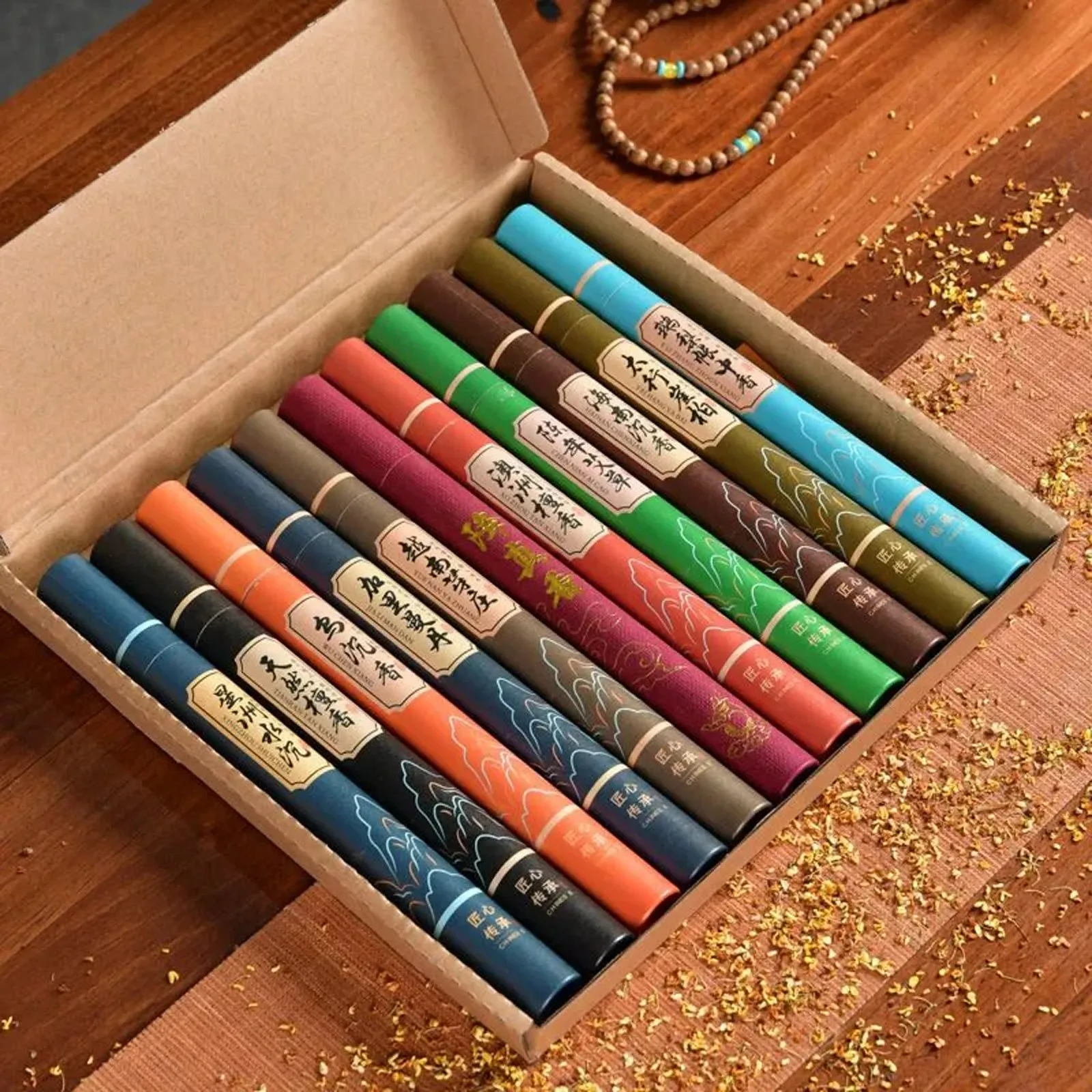 ﻿ Tibetan Incense Stick Home Indoor Temple Buddhist Hall Purifying Soothing/ Meditation /worship Buddha Joss Stick