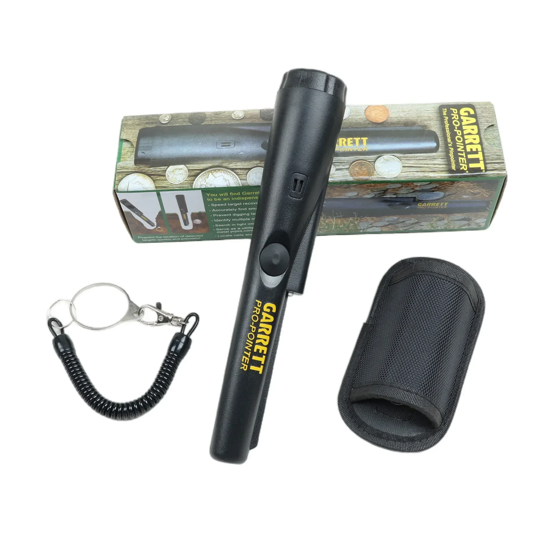 Metal Detector High-prec ision Hand-held Positioning Rod Outdoor Detector Waterproof Underground Treasure Hunter