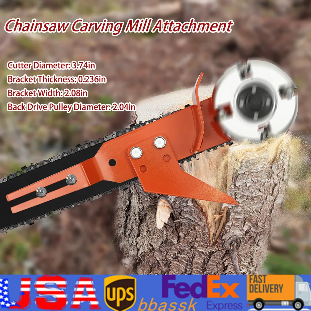 For Husqvarna Chainsaw Carving Mill Attachment Log Debarker Peeler Notcher