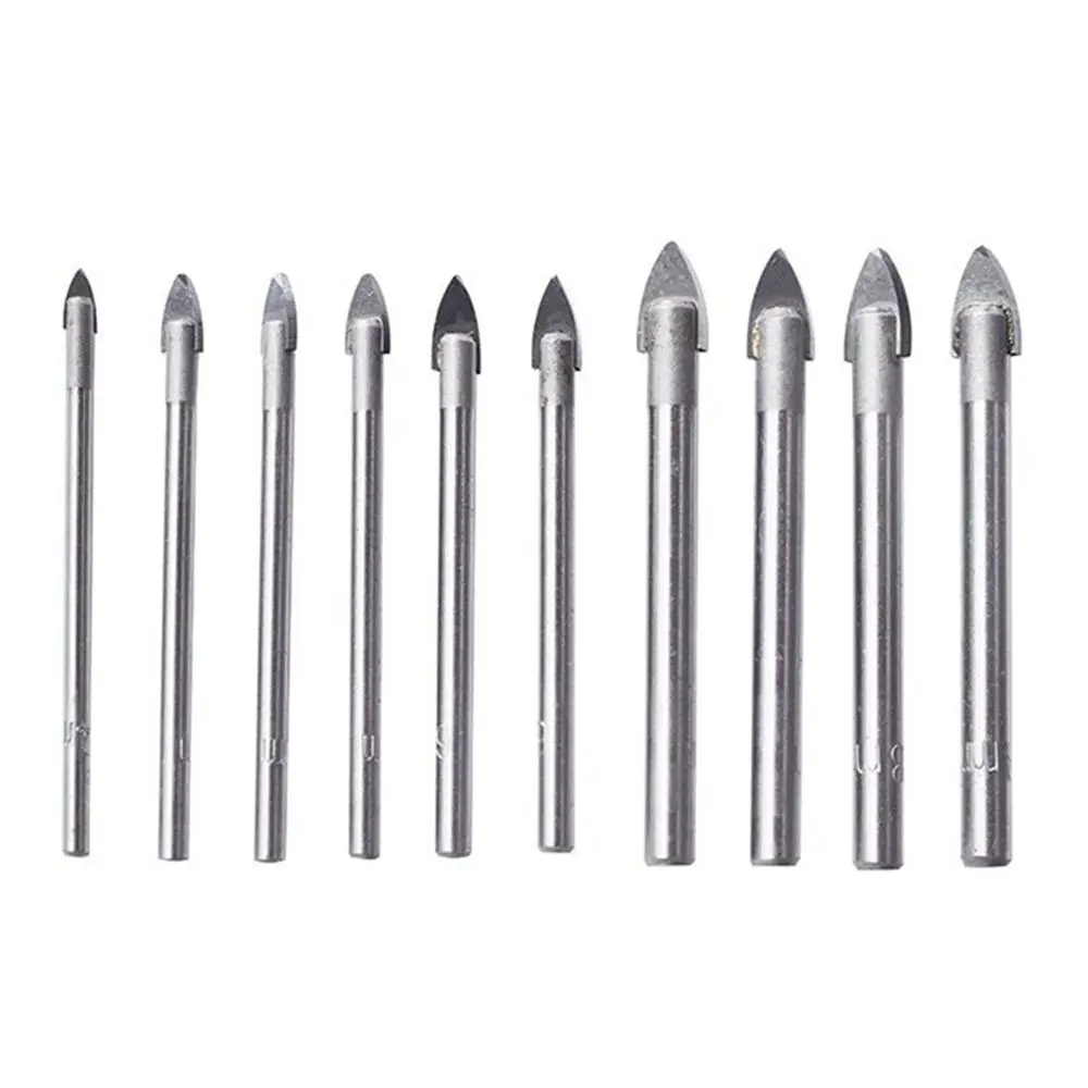 1pc Professional Drill Bit Carbide Tip Drill Bit Cut Tool Ceramic/ Tile /Marble/ Mirror Glass 3/4/5/6/8/10/12/14/16mm