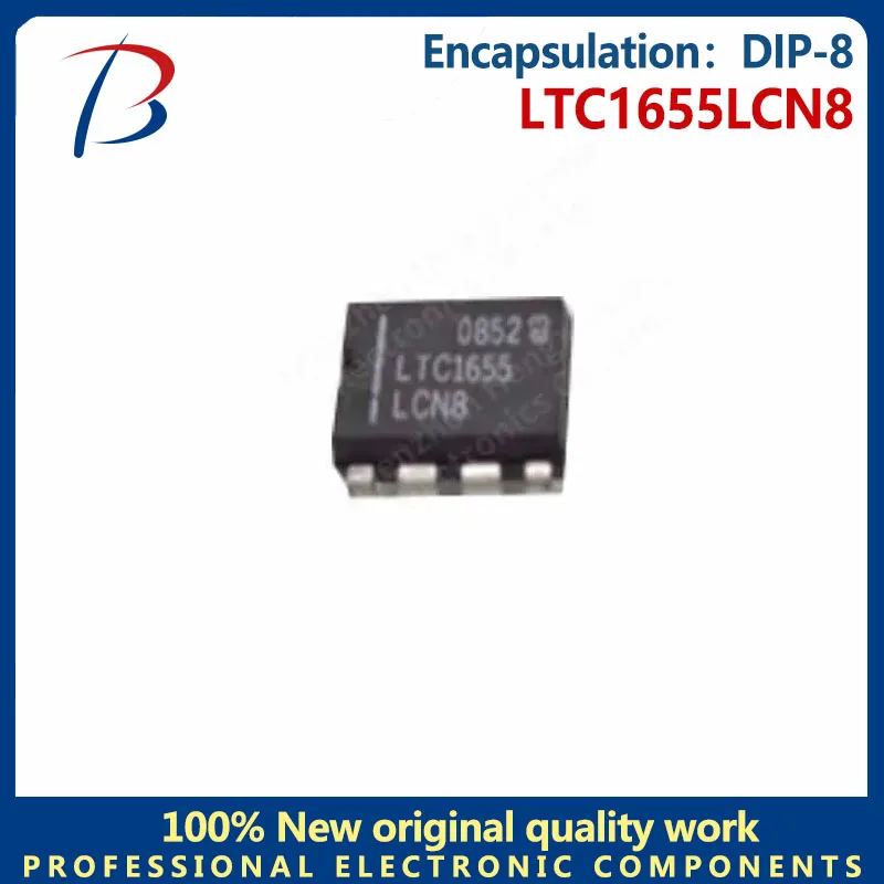 1PCS  LTC1655LCN8 package DIP-8 digital to analog converter chip