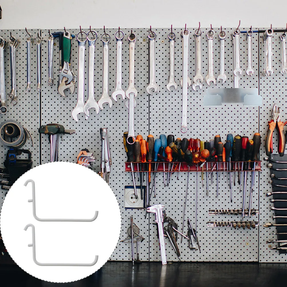3 Pcs Holders Heavy Duty Pegboard Hook Garage Hooks for Hanging Pegboards Accessories