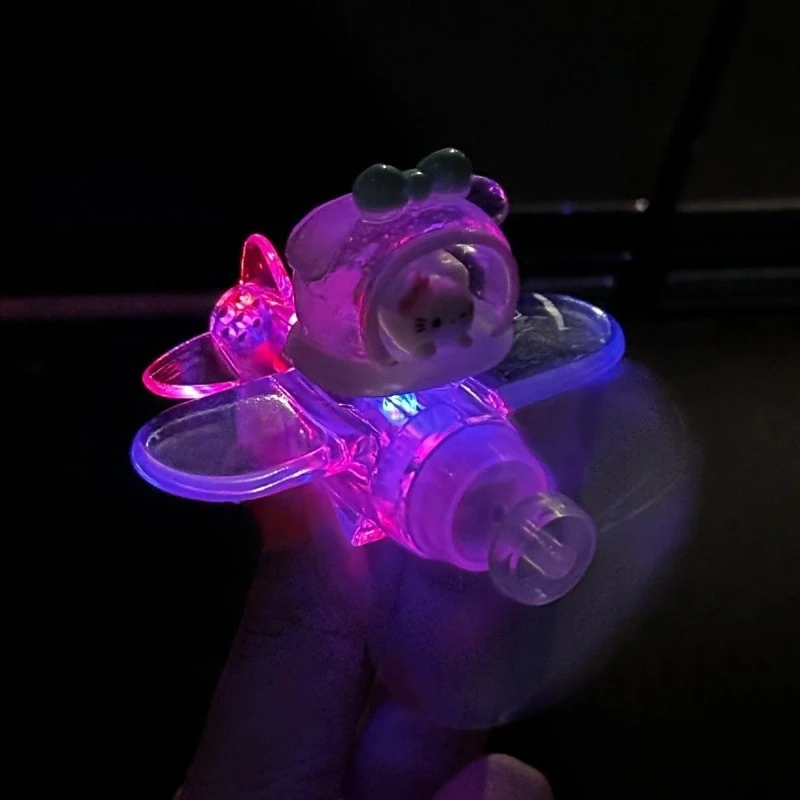 Motorcycle & Car Electric LED Colorful Lights Rotatable Airplane Wind-Powered Airplane Decor Car Motorcycle Bikes Bicycle Decor