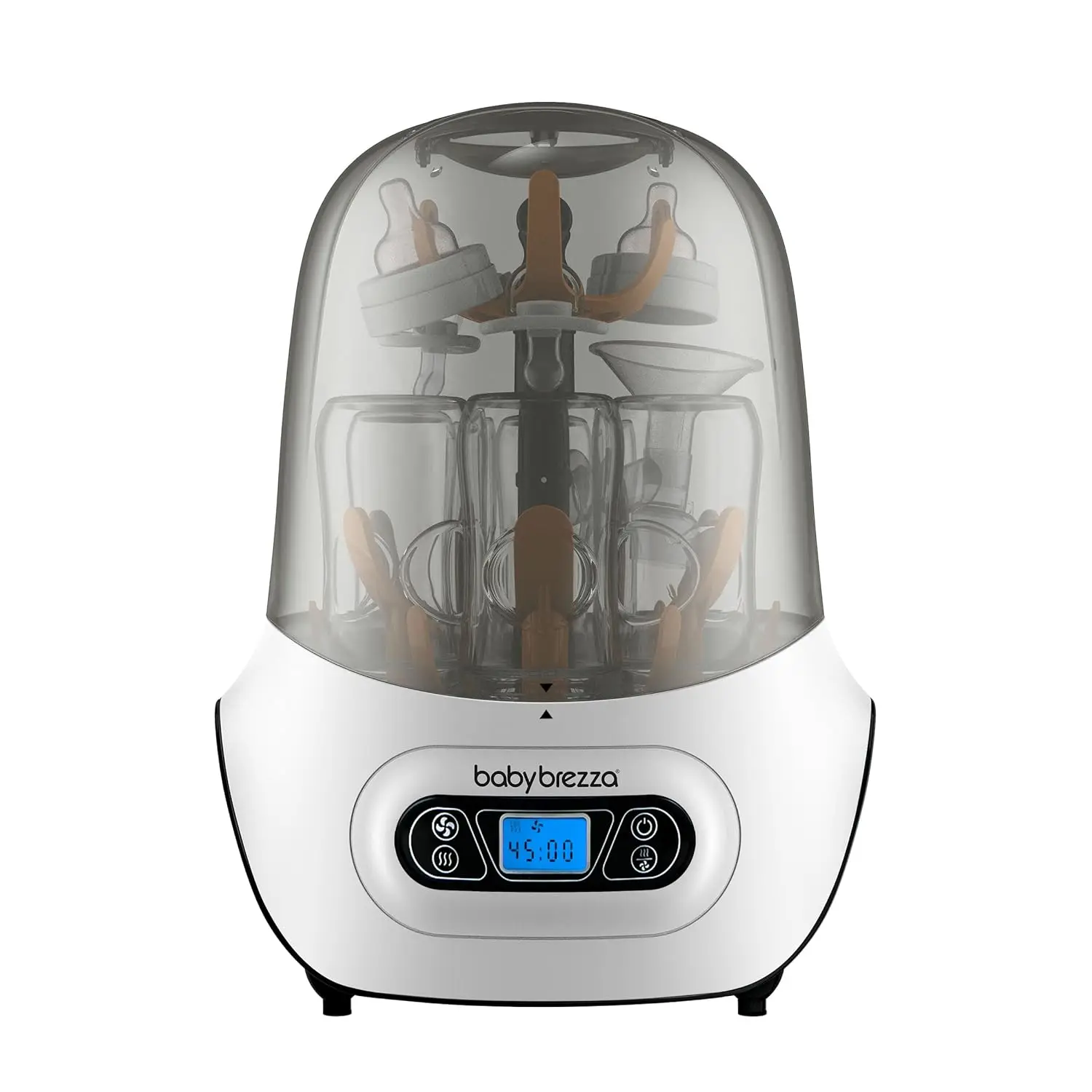 Electric Baby Bottle Sterilizer and Dryer Machine - Steam Sanitizes Pacifiers, Glass, Plastic Bottles in 8 Minutes