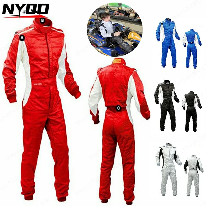 NEW Motorcycle Jacket Waterproof Racing Onesie Quick Dry Go-kart Suits Wear Resistant Motorcycle Onesie Composite Fabric