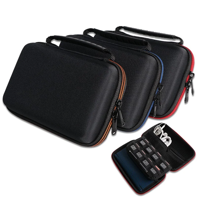 2.5 inch SSD HDD hard drive bag Earphone Cable SD game card Travel Case Digital Bag For Nintendo New 3DS XL/3DS