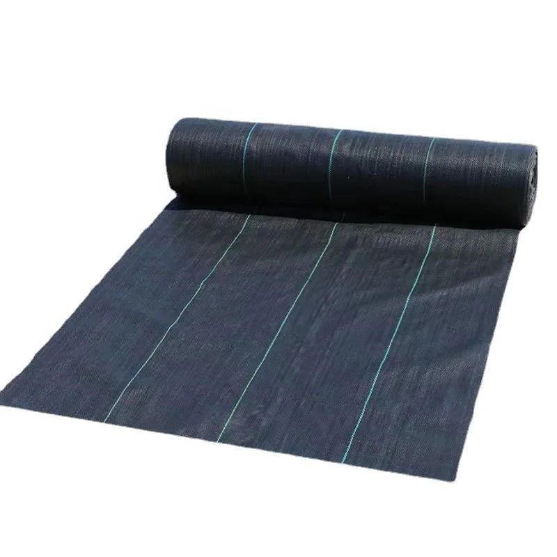 2025High Quality Agricultural Weed Mat Pp Woven Black Weeding Cloth Gardening Weed Control Mat