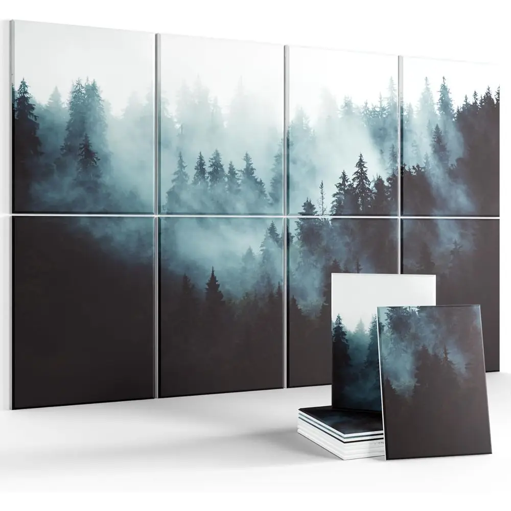 Acoustic Panels, 70''×47'' Sound Absorbing Panels - 8-Pack with 60 Adhesive Tabs, Panels for Living Room and Recording Studio, O