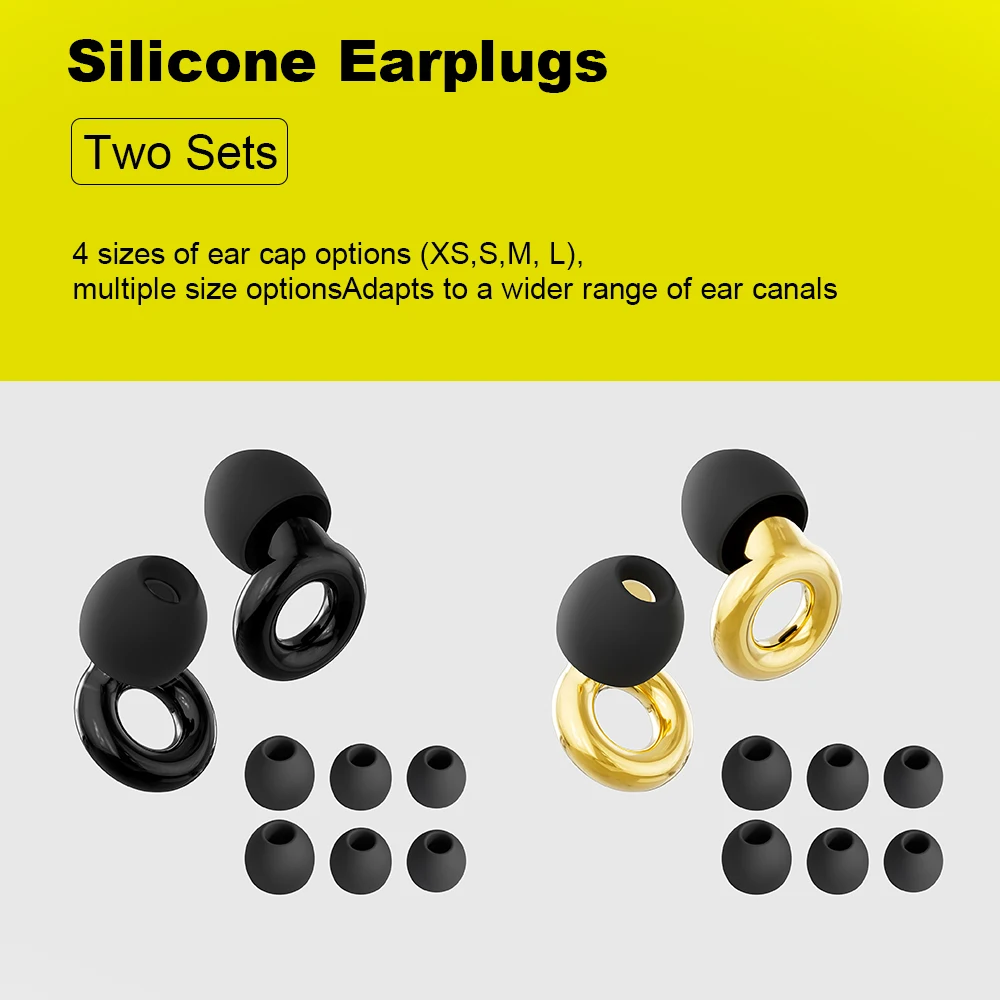 HUAK 2sets Ear Plugs – Hearing Protection & Noise Reduction for Concerts, DJs, Musicians & Live Events