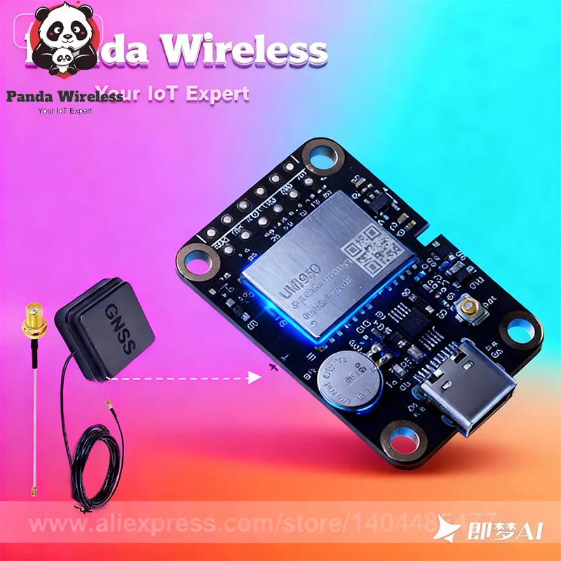 GNSS Module UM960 EM960D1 ZED-F9P RTK Base Station for UGV UAV Surveying Centimeter Differential Relative Positioning