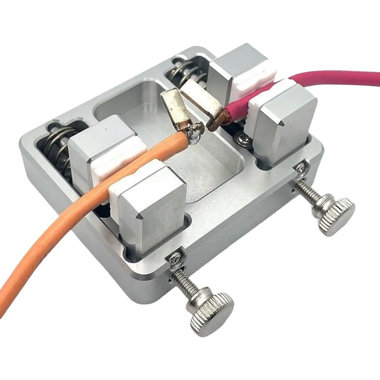 Heavy Duty Aluminum Welding Fixture Soldering Holder Heat-Resistant Jaw Adjustable Solder Station Welding Wire Clamp Tool