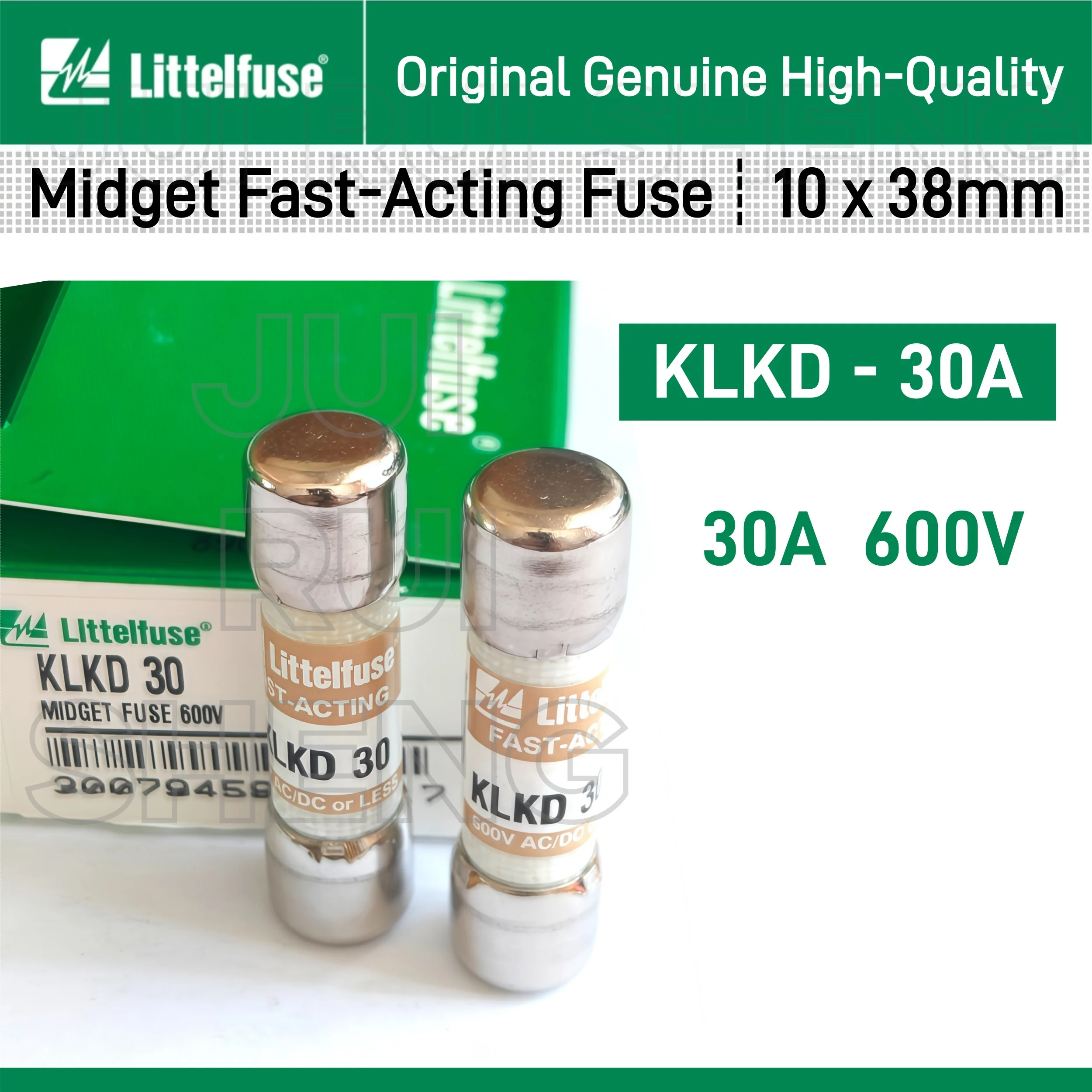KLKD-30 KLKD-30A Littelfuse KLKD 30 Original KLKD 30A Fast Acting Fuse KLKD030 600V Midget Fast Blow Fuse KLKD30 KLKD30A 10*38mm