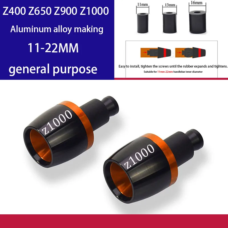 Suitable For KAWASAKI Z400 Z650 Z900 Z1000 Handlebar Plug Balancing Terminal Handlebar Plug