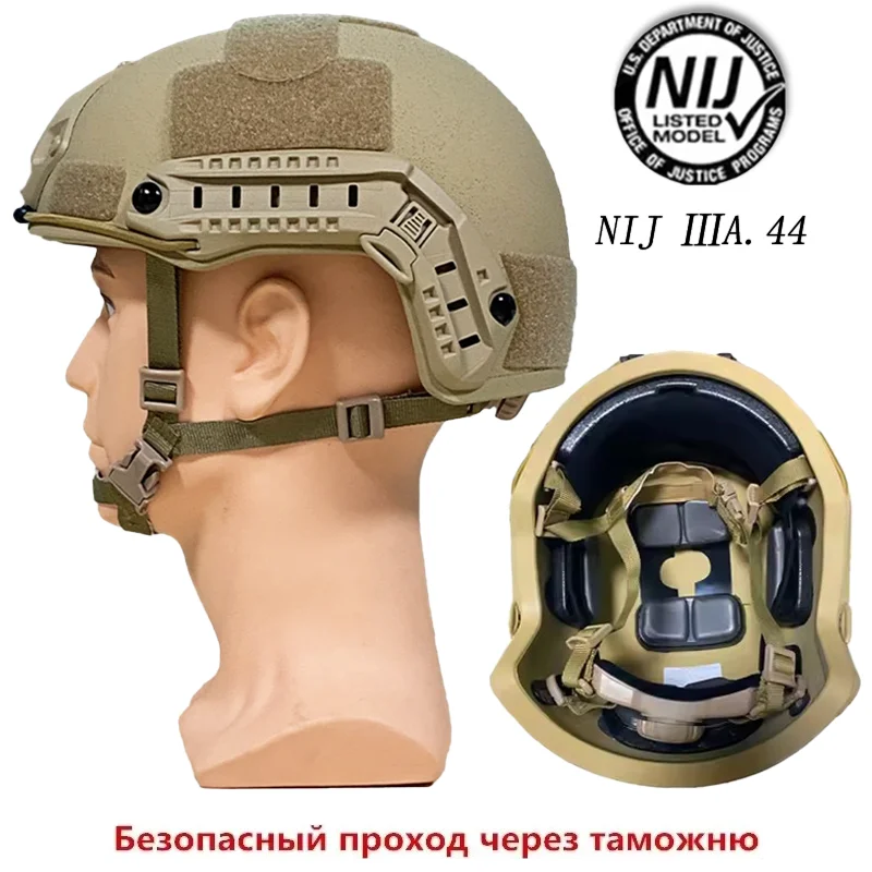 FAST Tactical Helmet (Kevlar + Suspended Floating Pad) - High-Quality Hunting & Tactical Protection