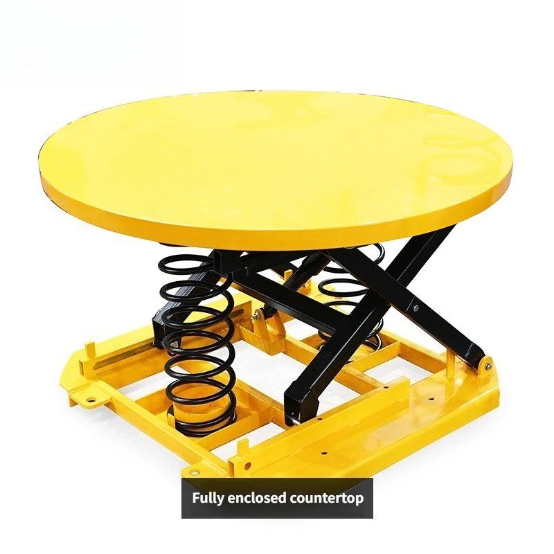 Hydraulic Scissor Lift Platform 1000KG/2000KG Portable Leveling Platform  Suitable for Warehouses  Workshops and Assembly Lines.