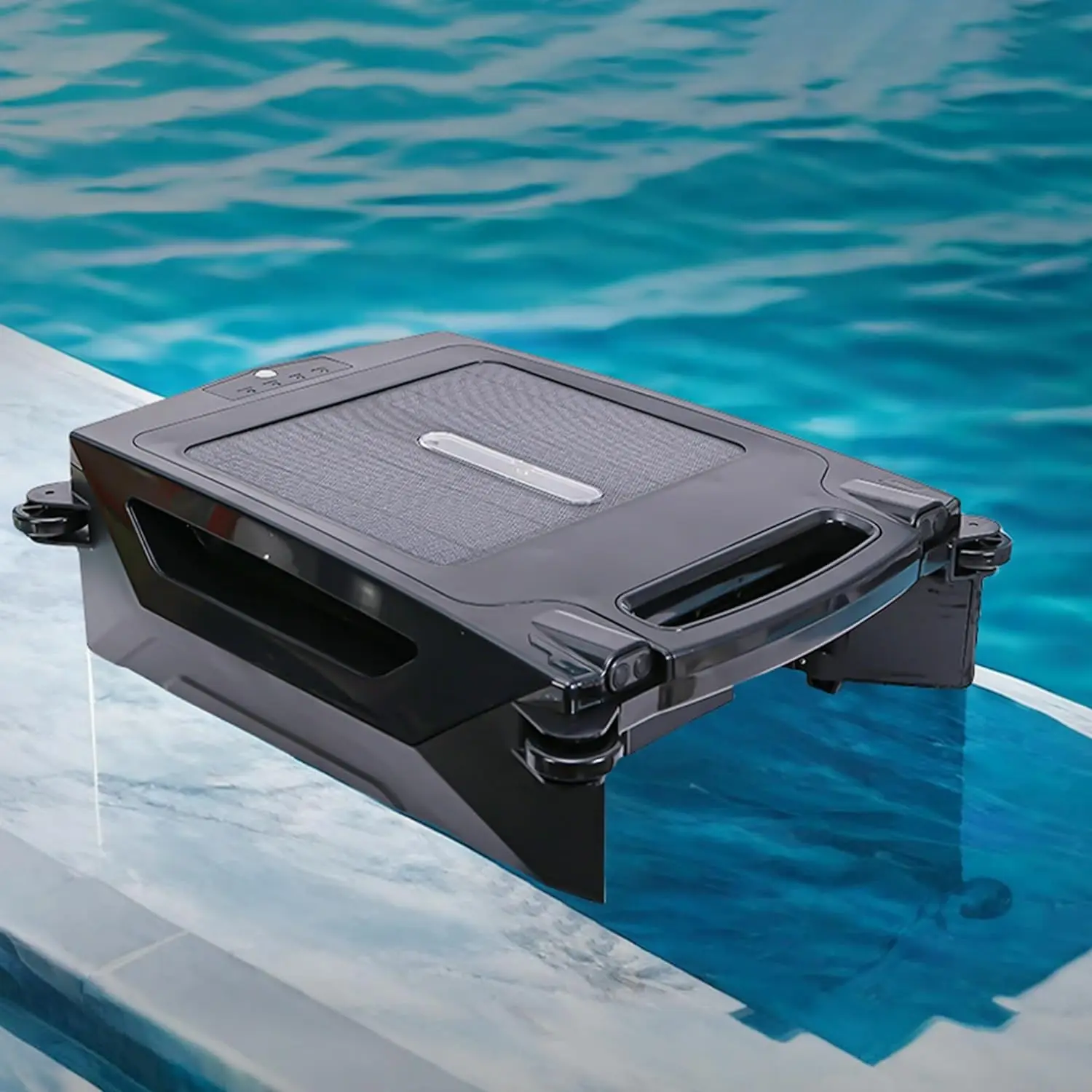 Automatic Pool Cleaner Solar Pool Leaf Skimmer Floating Pond Skimmer For Cleaning Swimming Pool Garden Pond Hot Tub And Spa