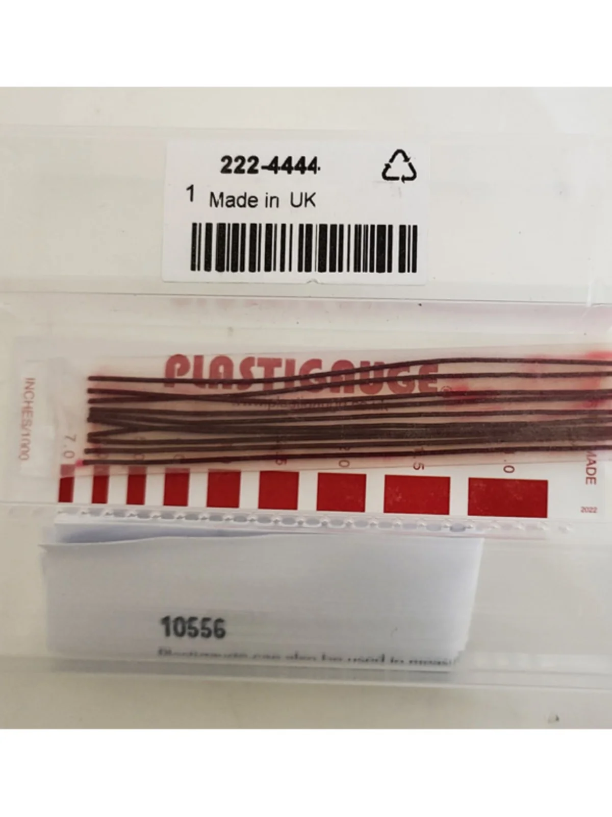 Original PL-A bearing plastic clearance gauge, measuring clearance gauge 0.025-0.175 mm PLASTIGAUGE