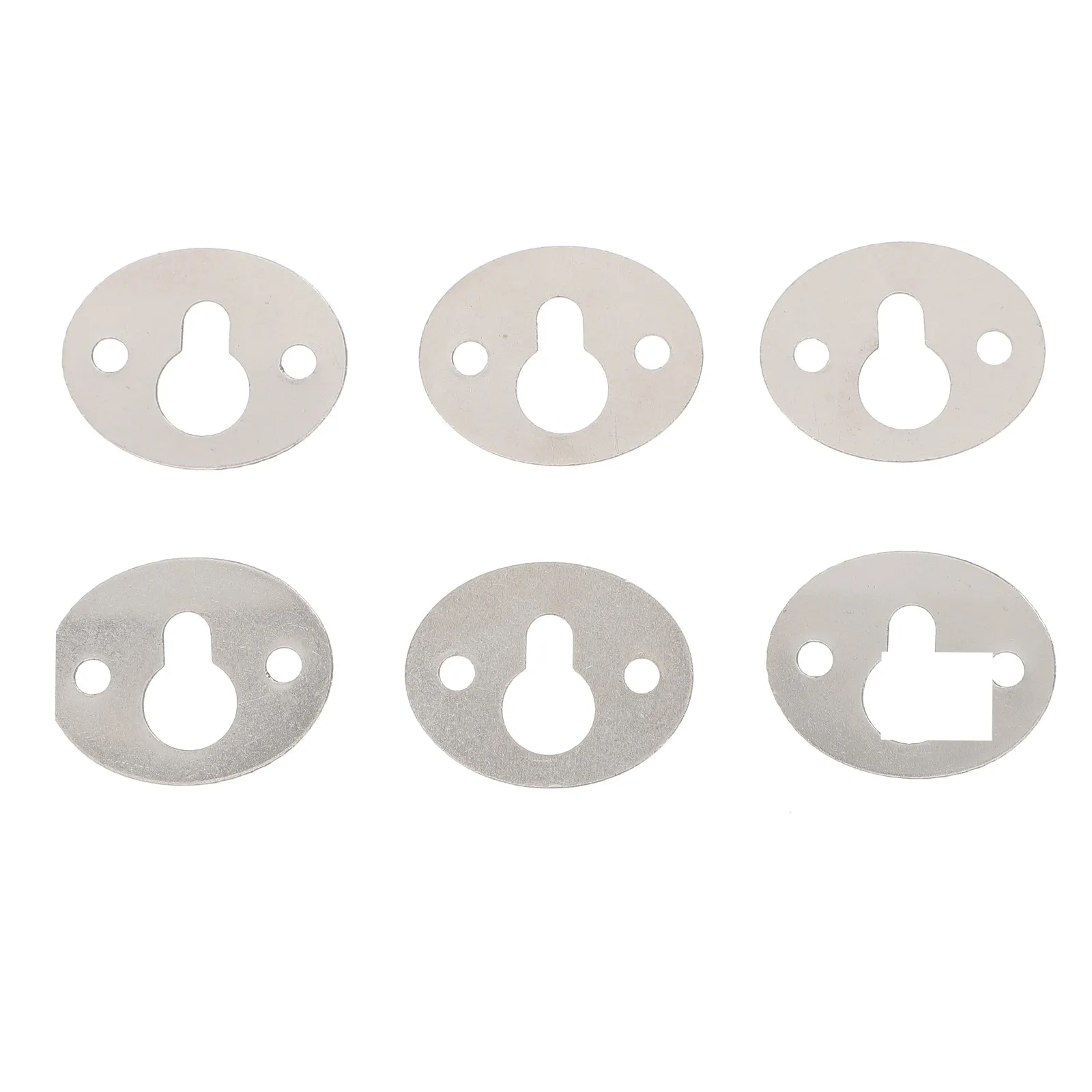 15Pcs Keyhole Hangers Iron Wall Hanging Hardware for Photo Frames Shelf Brackets Smooth Surface Easy Install Picture Hanger Tool