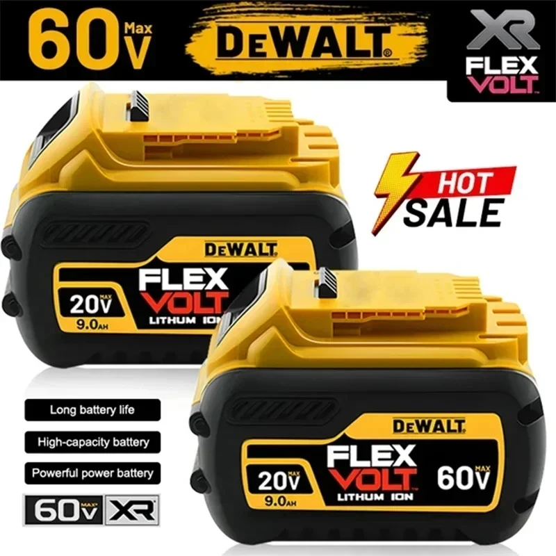 100% original DEWALT 20V battery, dewaxing power tools DCB206, DCB606, DCBGene, DCB200 MAX, 60V, 20V, 6AH, 9AH, dewaxing battery