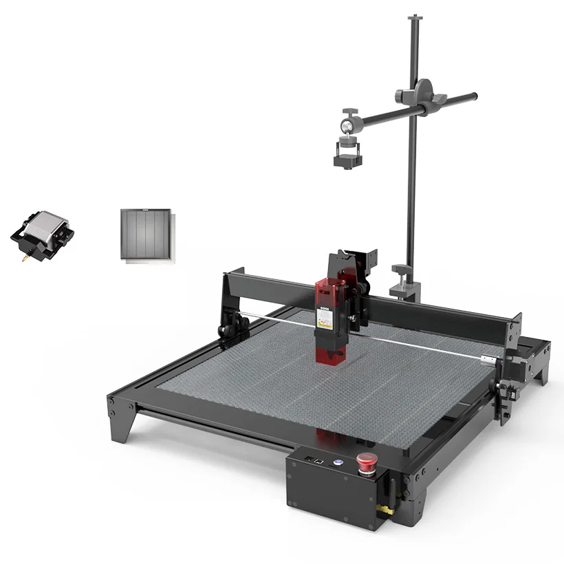 K1-40W Automatic Laser Engraving Cutting Machine for Home Use for Fabric Leather Nonwoven Wood Board Cardboard Stickers