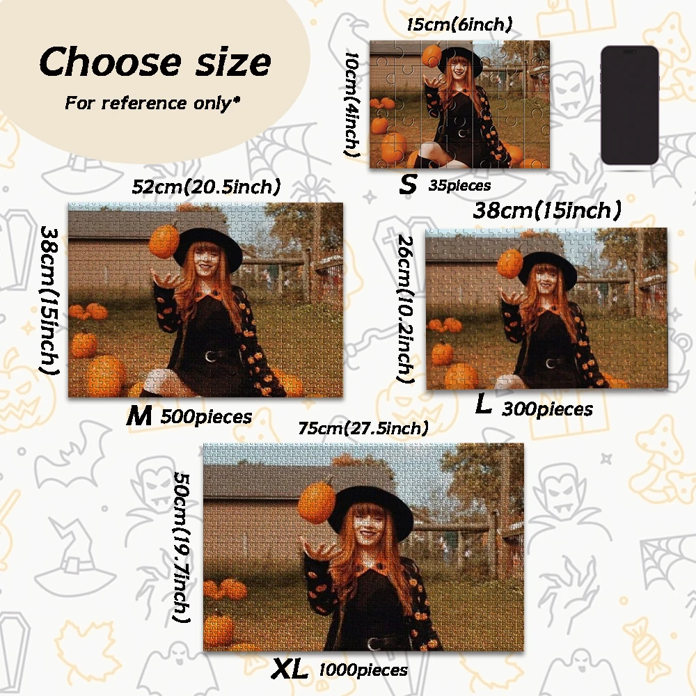 35/300/500/1000pcs Custom Photo Customized Picture Customizable Photo Personalised Decompression Puzzles Jigsaw puzzle