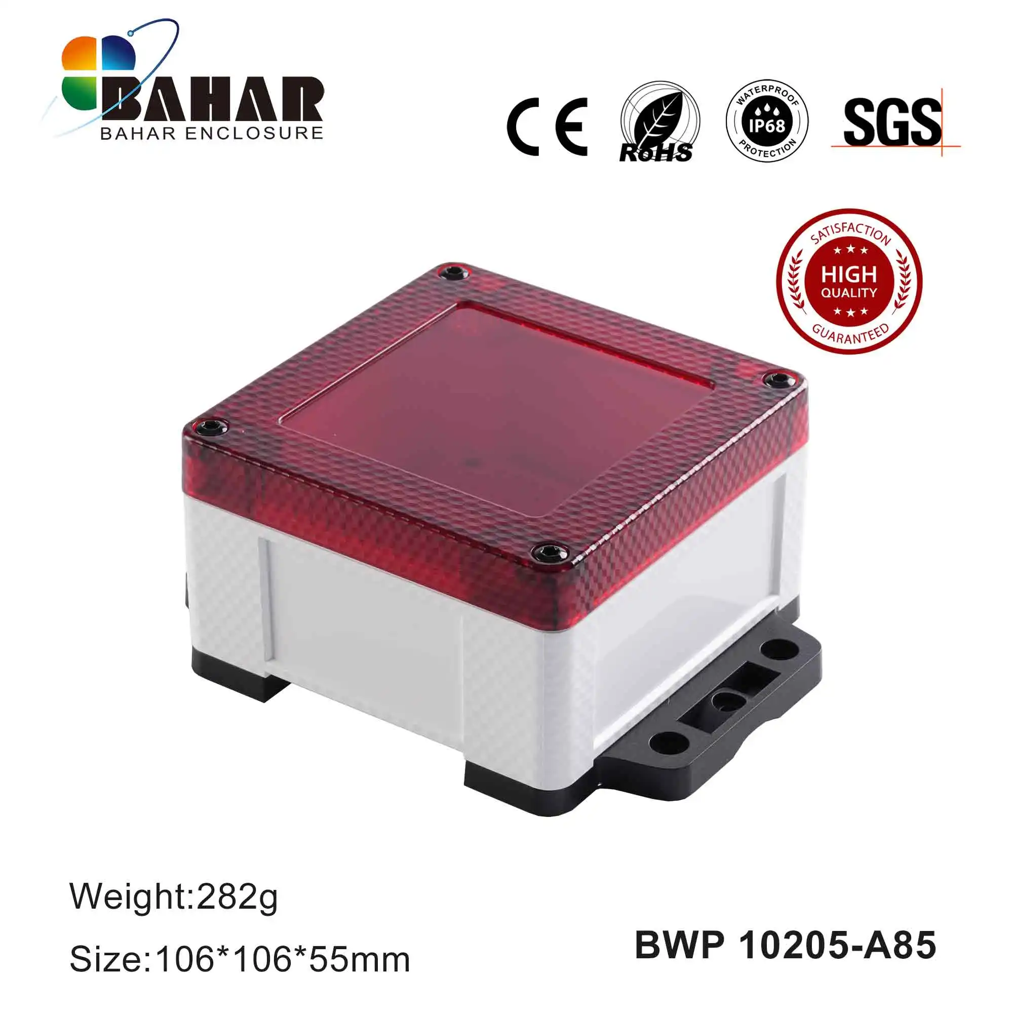 Bahar Enclosure IP68 outdoor Waterproof Box ABS Plastic Housing Wetherproof Enclosure BWP 10205