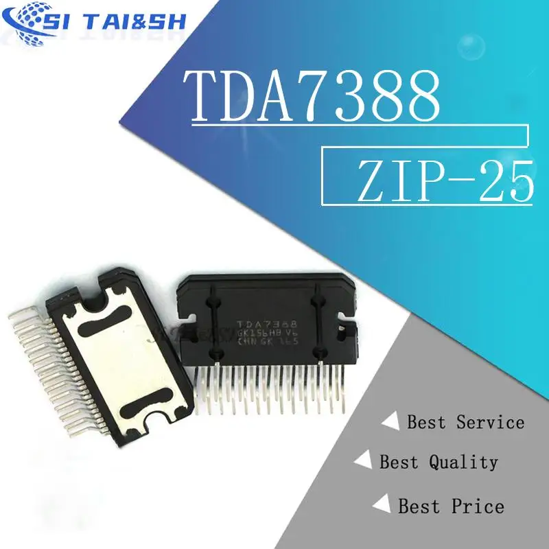 Si Tai&SH 2PCS TDA7388 ZIP25 TDA7388A ZIP 7388A ZIP-25 42W quad bridge car radio amplifier new and original Data system