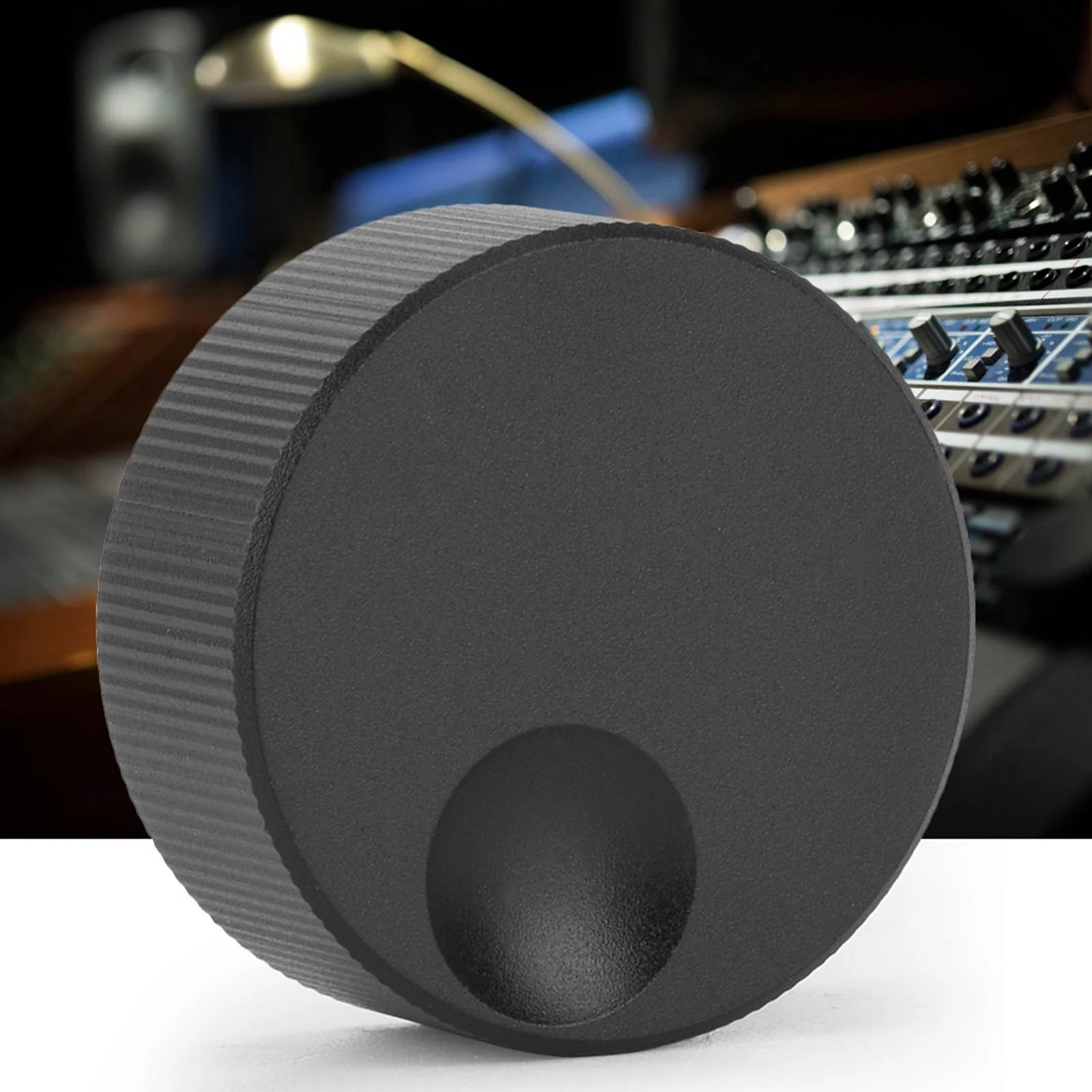 32x13mm Black Frosted Aluminum Volume Control Knob for 6mm Potentiometer - Potentiometer Knob Aluminum Material