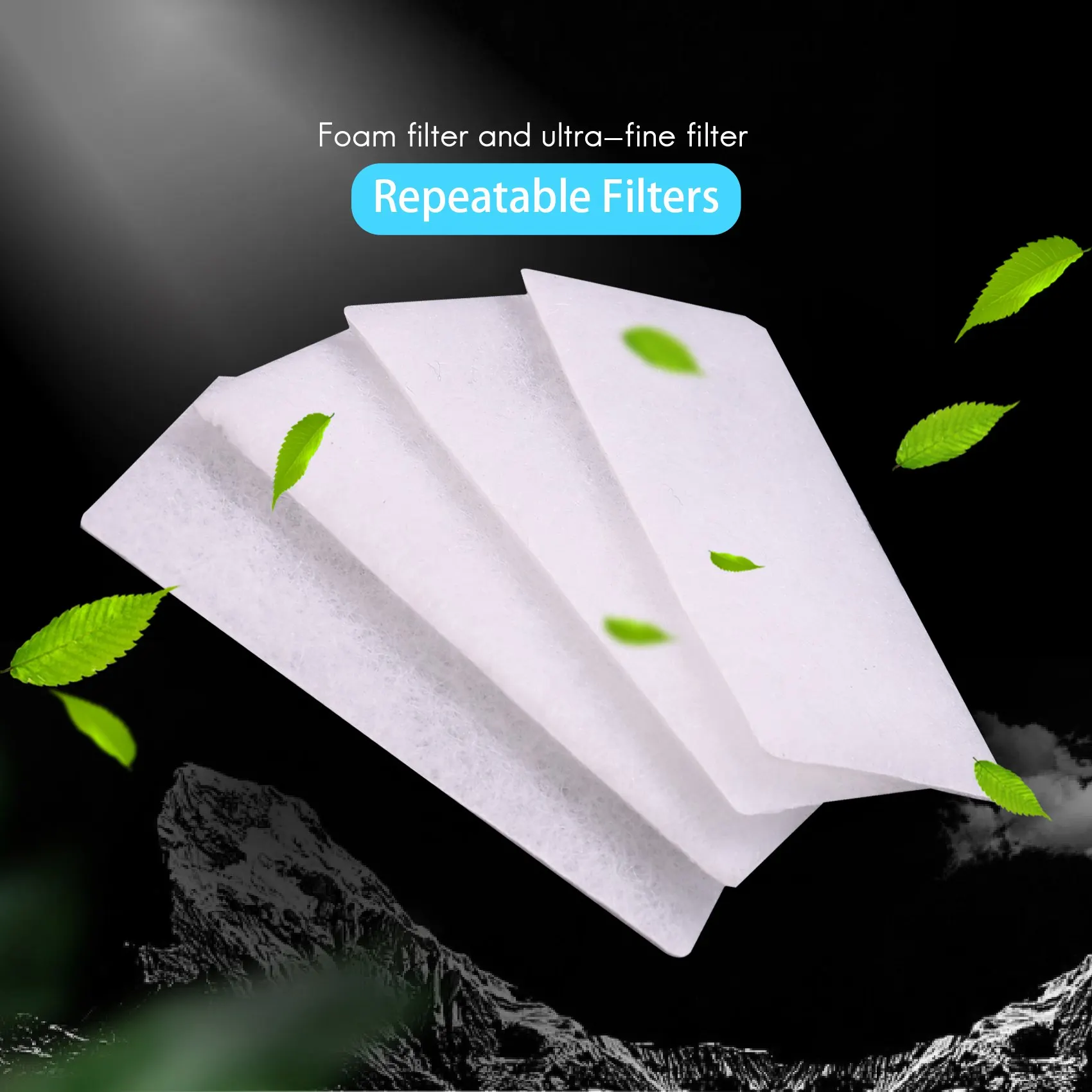 50PCS CPAP Filters for Philips Respironics Premium Foam Filter and Ultra Fine Filters Respironics M Series YDH