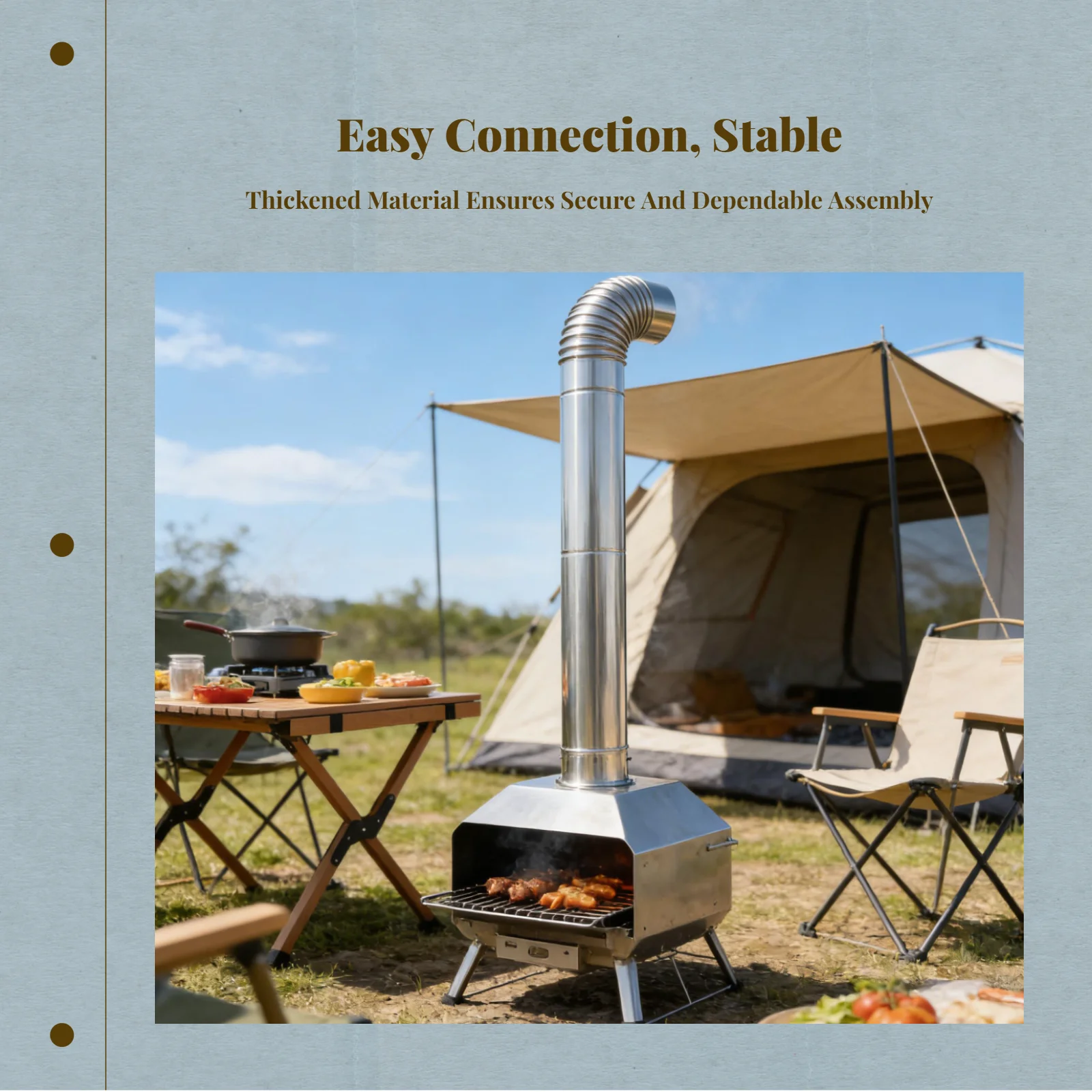 304 Stainless Steel Chimney Tube