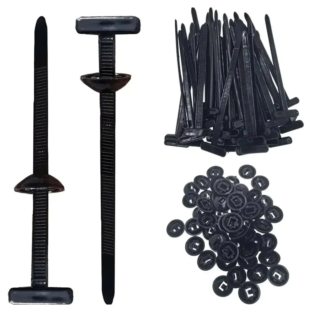 20/50/100Pcs Heavy Duty Nylon Universal Cable Tie Buckle Durable Multi Purpose Self-locking Zip Ties Adjustable Lightweight