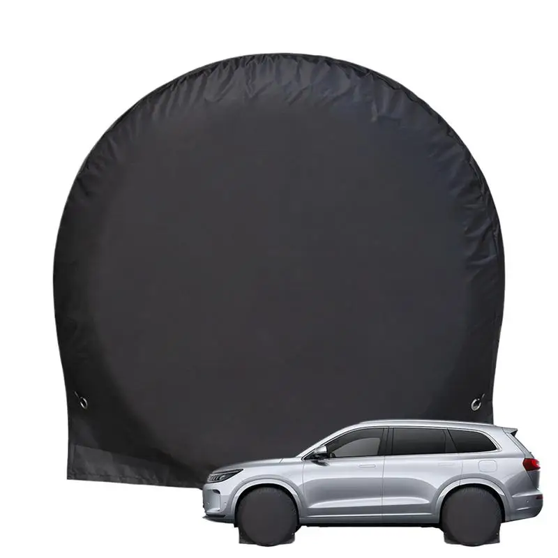 Tire Covers For Trailers UV Resistant Spare Tire Covers For Trailers Automotive Wheel Protector For Sun Rain Snow Tyre
