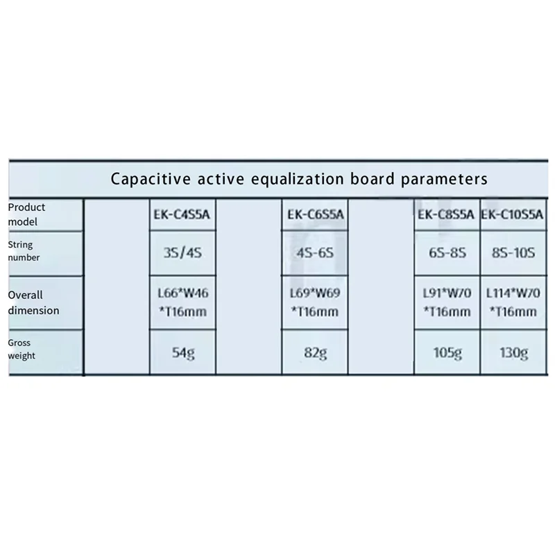 5.5A Current Active Balancer 4S Equalizer Lithium Ion Lifepo4 LTO Lithium Battery Active Equalizer Balance Board G