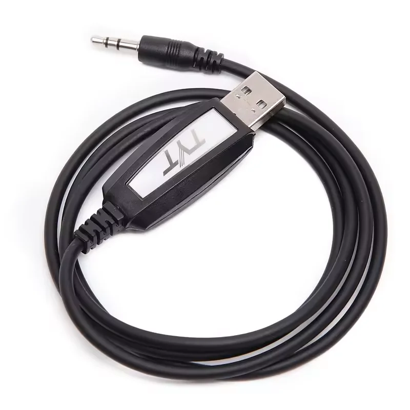 TYT-9000 USB Programming Cable 1-Pin 3.5mm With CD Software For Mobile Radio TYT TH-9000 TH-9000D Car Walkie Talkie