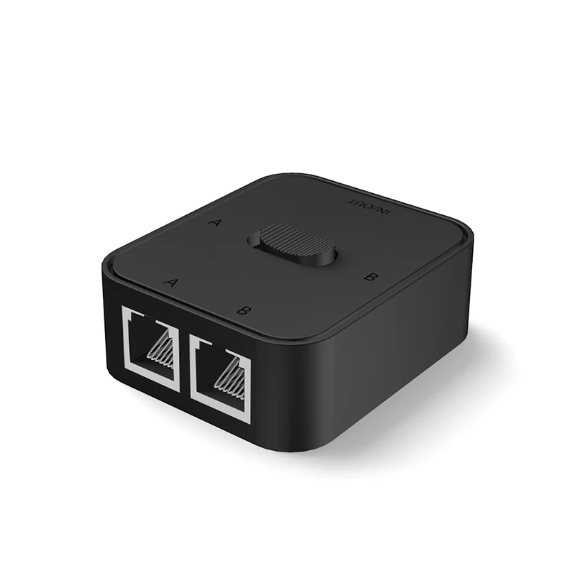 2PCS 1 Gigabit Network Switcher Switch 3 Port RJ45 Intranet Or Internet 1 In 2 Out Or 2 In 1 Out Plug And Pay No Need Power Supp