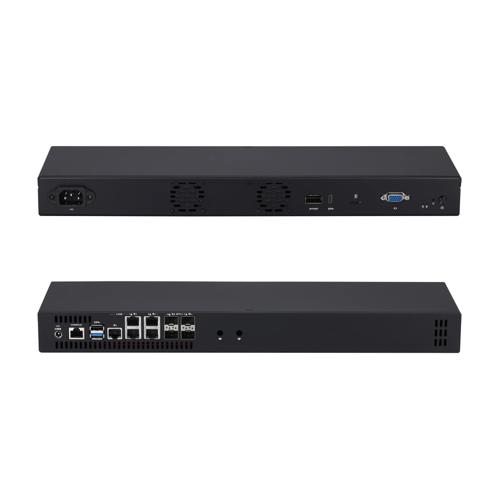 Free Shipping Qotom 1U Rackmount C3558R C3758 C3758R C3808 C3908 Pfsense Firewall ComputerHome Router