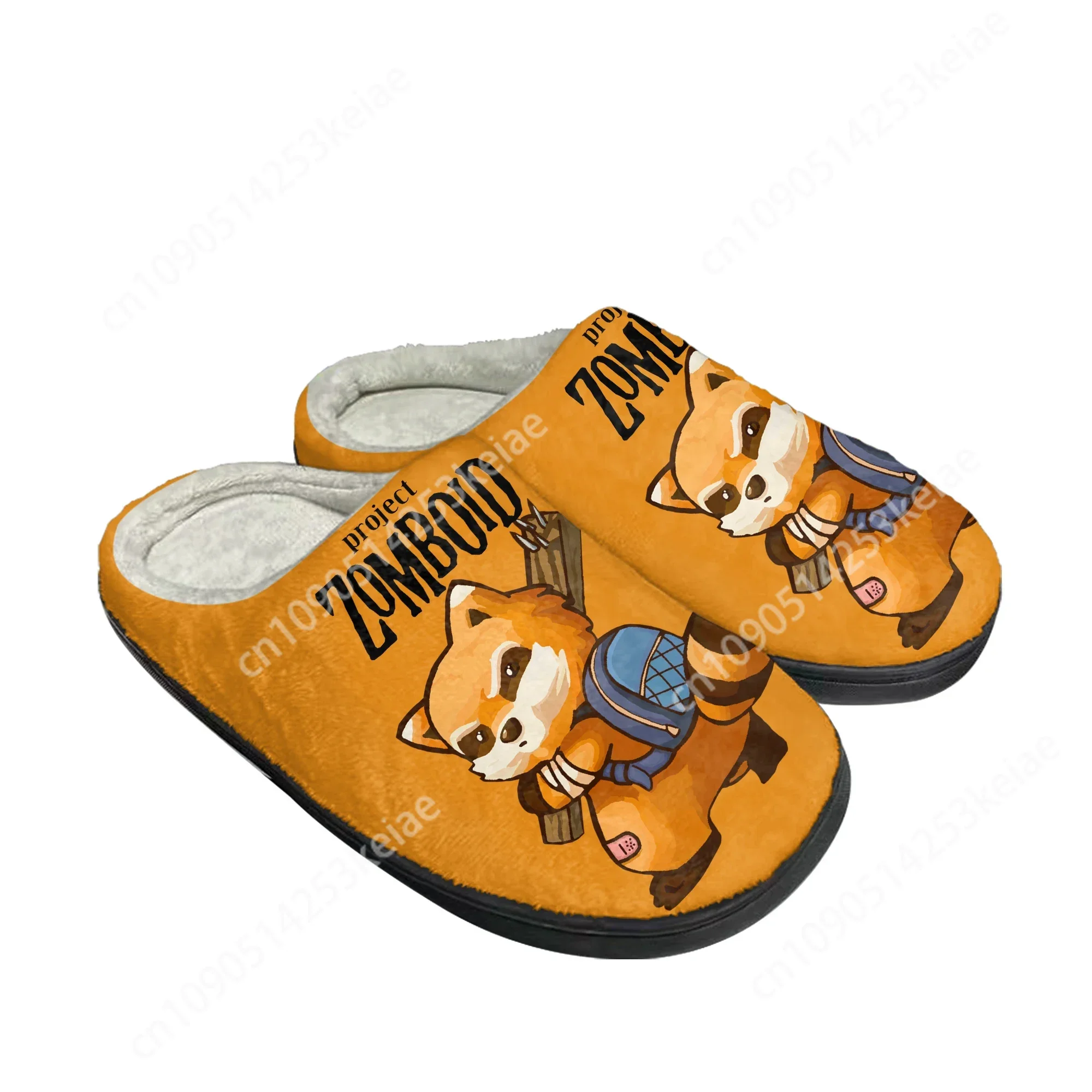 Project Zomboid Home Cotton Slippers Cartoon Game Mens Womens Teenager Plush Bedroom Casual Keep Warm Shoes Tailor Made Slipper